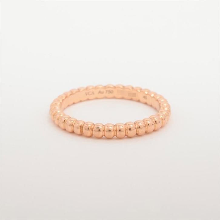 Bague Van Cleef & Arpels Perlée taille 45, Bijoux, Sacs & Beauté, Bagues, Comme neuf, Femme, Plus petit que 17, Or, Or