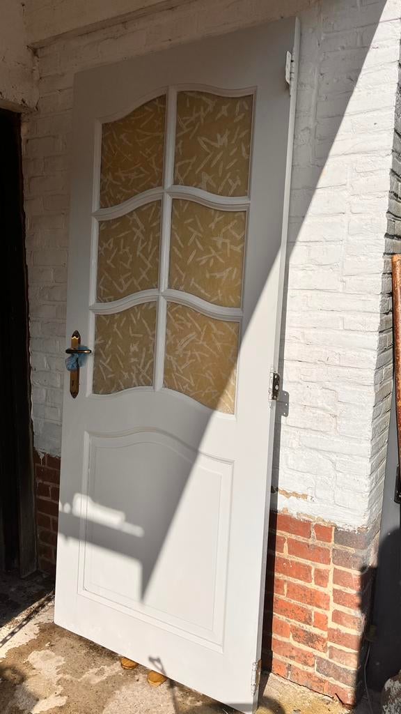 Eiken deur, Bricolage & Construction, Porte intérieure, Porte pliante, Enlèvement, Verre