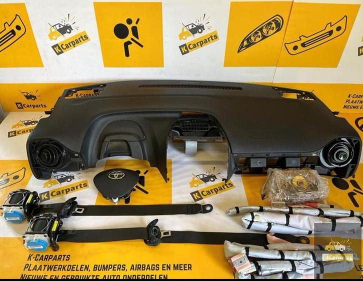 Airbag set Toyota Aygo 2014-2022 Compleet Dashboard, Auto-onderdelen, Overige Auto-onderdelen, Toyota, Gebruikt