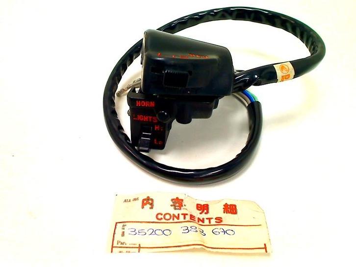 Honda CB 125 S 1976-1977 Stuurschakelaar Links 35200-383-670, Motoren, Onderdelen | Honda, Nieuw, Ophalen of Verzenden