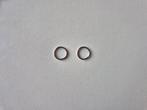 Set oorringen/piercings van chirurgisch staal (ongebruikt!), Handtassen en Accessoires, Oorbellen, Ophalen, Overige materialen