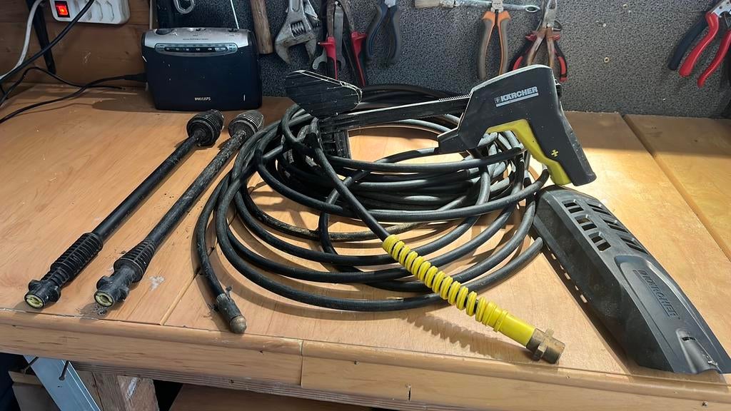 Bij stukken van Kärcher hogendrukreingen, Ophalen, Gebruikt