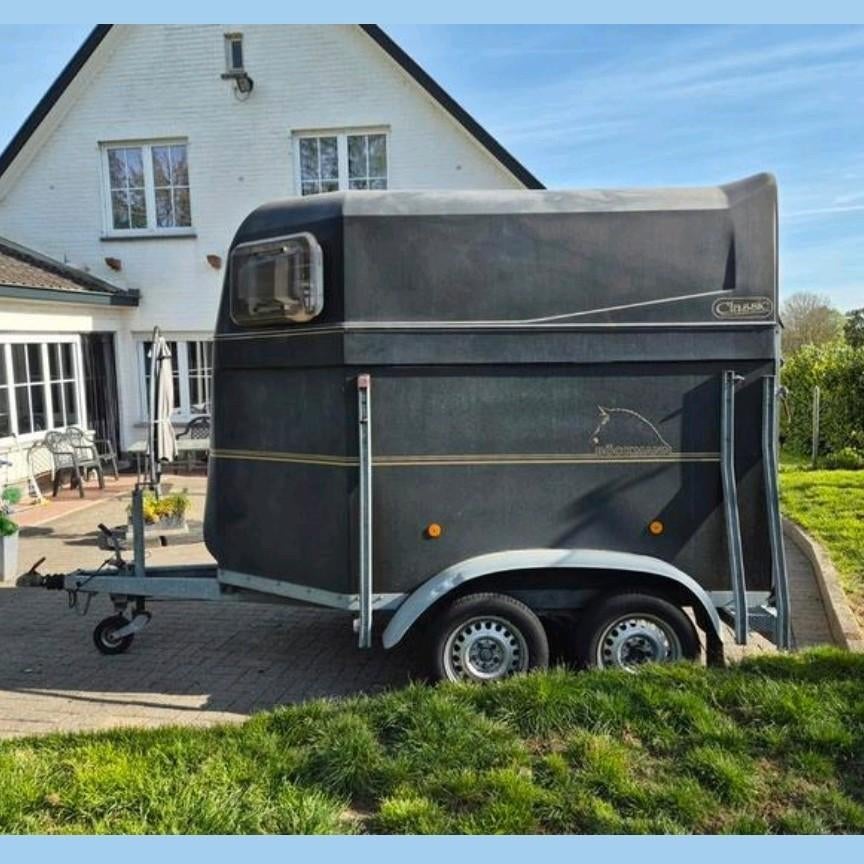 Trailer 2 paarden te koop Böckmann, Ophalen, Gebruikt, Polyester, 2-paards trailer