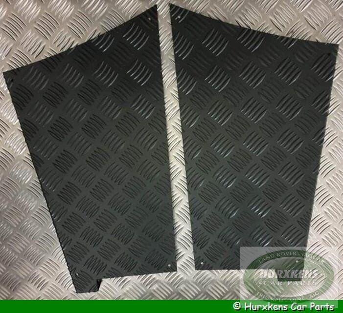 Achterscherm traanplaat Defender 110 bescherming - zwart, -, -, Nieuw, Ophalen of Verzenden