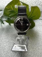 Montre vintage Ultra Calendrier en forme de croix, années 19, Montre-bracelet, Autres marques, Enlèvement ou Envoi, Cuir