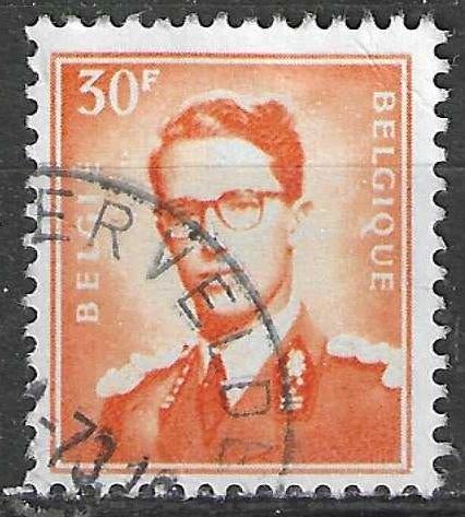 Belgique 1958/1962 - Yvert/OBP 1074 - Roi Baudouin (ST), Timbres & Monnaies, Timbres | Europe | Belgique, Affranchi, Maison royale