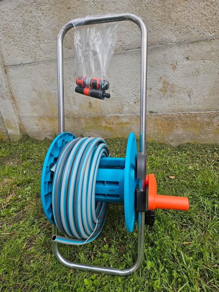 Tuyau d'arrosage Gardena en bobine L = 20 mètres à Houthalen, Jardin & Terrasse, Tuyaux d'arrosage, Tuyau d'arrosage, Enlèvement