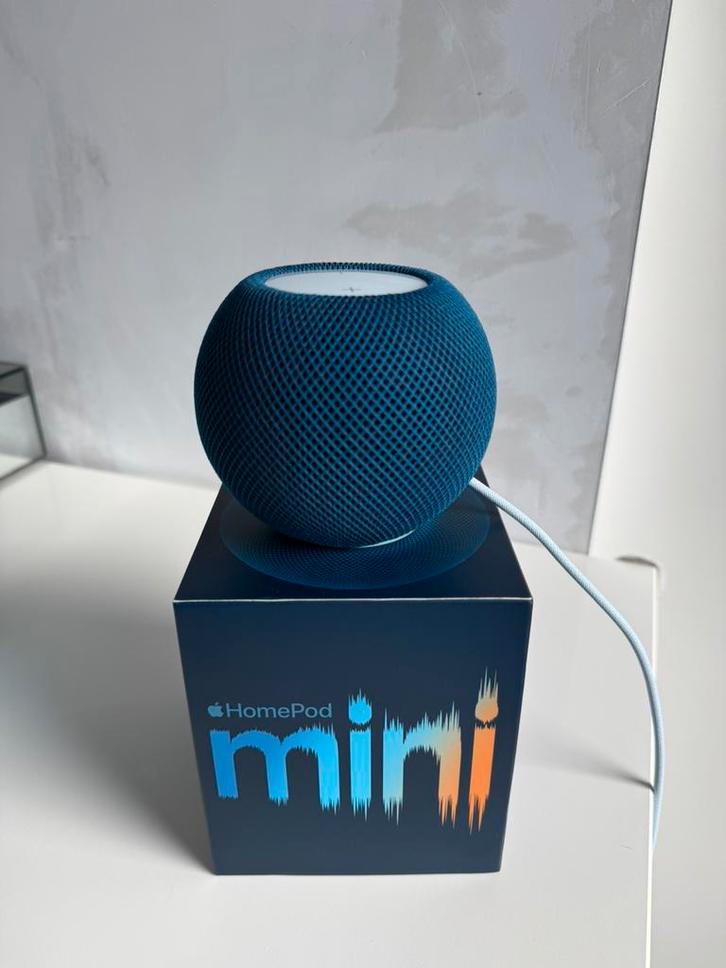 Apple HomePod mini - Blue, Audio, Tv en Foto, Luidsprekerboxen, Nieuw, Overige merken, Ophalen