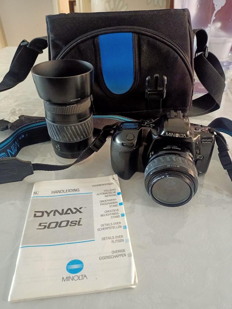 Minolta foto toestel met extra lens zie foto's, Ophalen