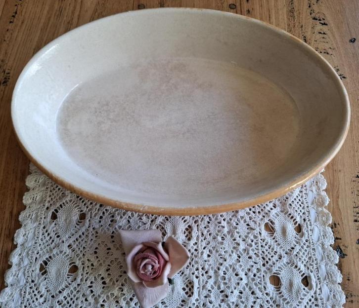 Grote Franse beboterde ovenschaal, Durofeu, Ophalen of Verzenden