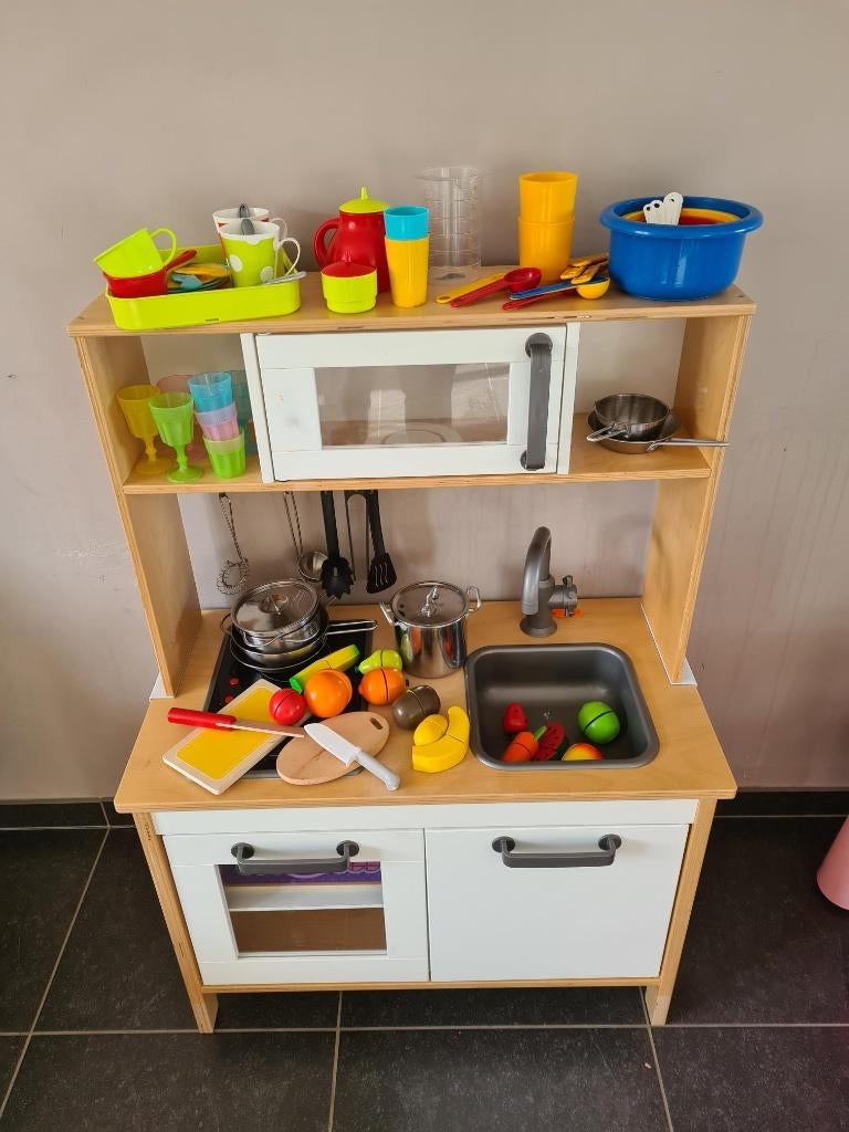 Ikea keukentje met allerlei accessoires, Ophalen, Gebruikt, Hout, Speelkeuken