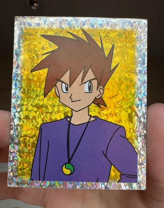 Merlin Pokemon Sticker - Shiny Gary S31 - Pokémon 1999, Enlèvement ou Envoi, Utilisé, Cartes en vrac
