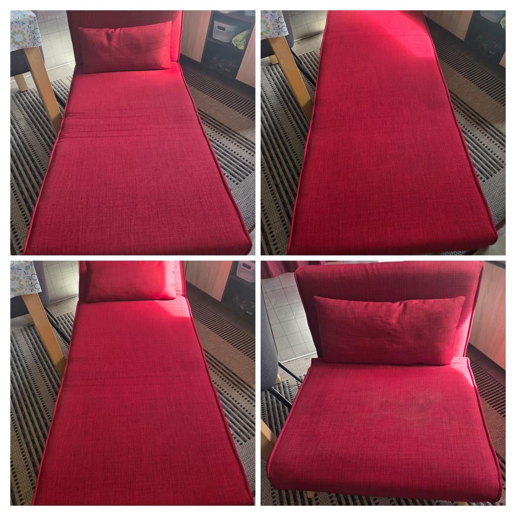 Zetelbed 1 persoons, Ophalen