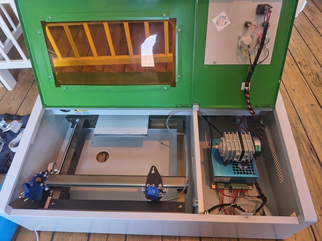 K40 CO2 laser snijder + accesoires, Ophalen, Gebruikt