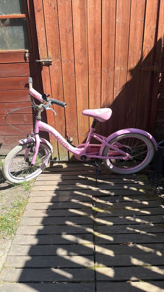 Vélo pour filles, Vélos & Vélomoteurs, Enlèvement ou Envoi, Frein à rétropédalage, 18 pouces, Utilisé