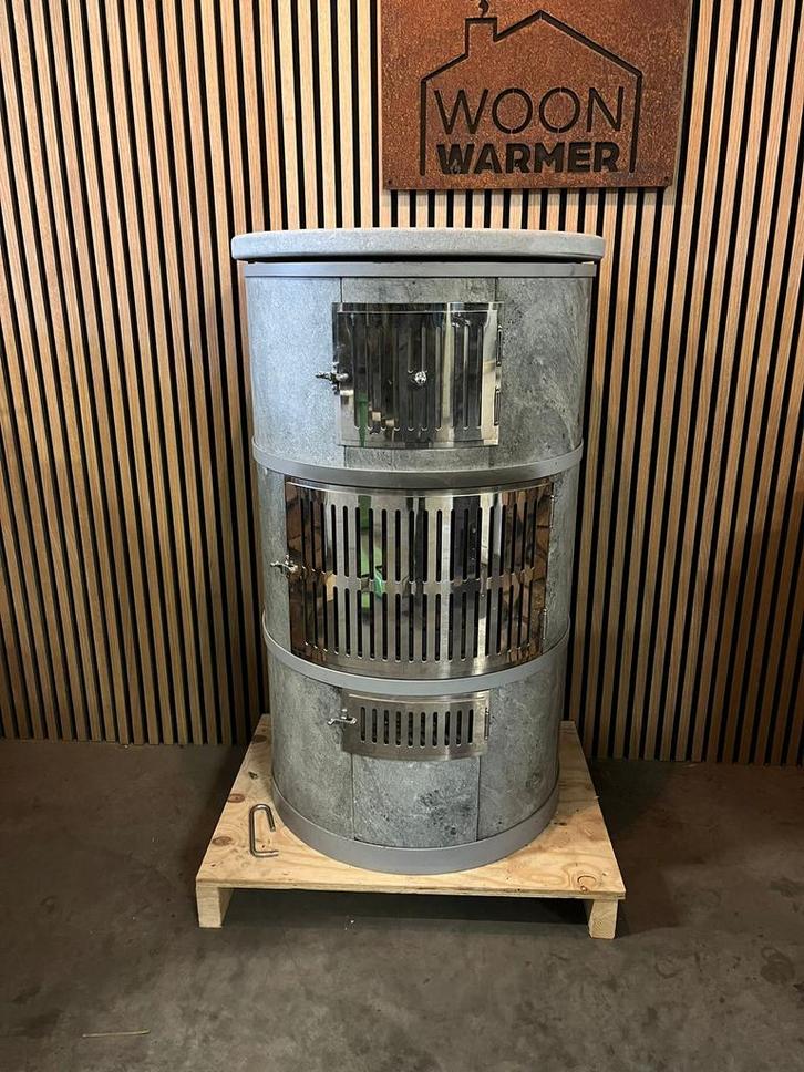 24259 Poêle à stéatite Häse 9 kW, Maison & Meubles, Poêles, Utilisé, Autoportant, Poêle à bois, Bois, Enlèvement