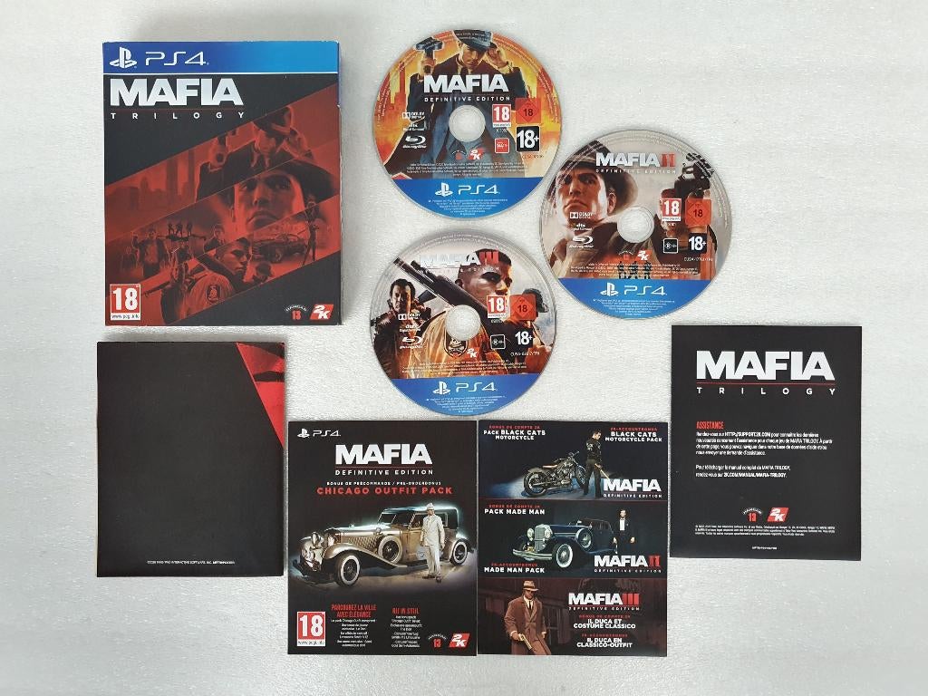 PS4: Mafia Trilogy, Consoles de jeu & Jeux vidéo, Jeux | Sony PlayStation 4, Enlèvement ou Envoi, Utilisé
