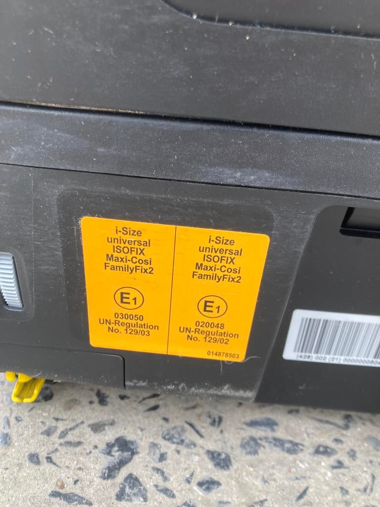 Maxi cosi familyfix2, Enlèvement, Utilisé, 0 à 10 kg, Isofix