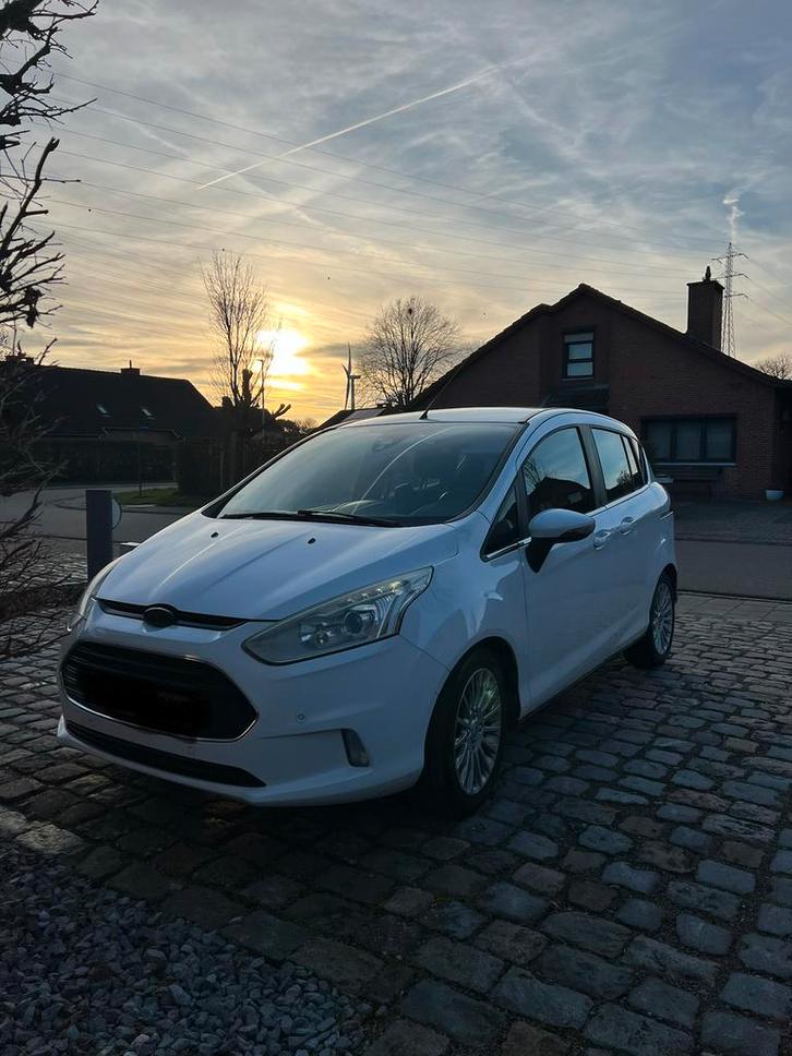 Ford b max, Auto's, Ford, Particulier, B-Max, Bluetooth, Diesel, Euro 5, 5 deurs, Handgeschakeld, Wit, Stof, Voorwielaandrijving