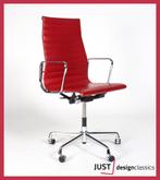 Eames Vitra ea 119 Rood Leder Chroom (voorraad:28), Ophalen, Zo goed als nieuw, Rood, Bureaustoel