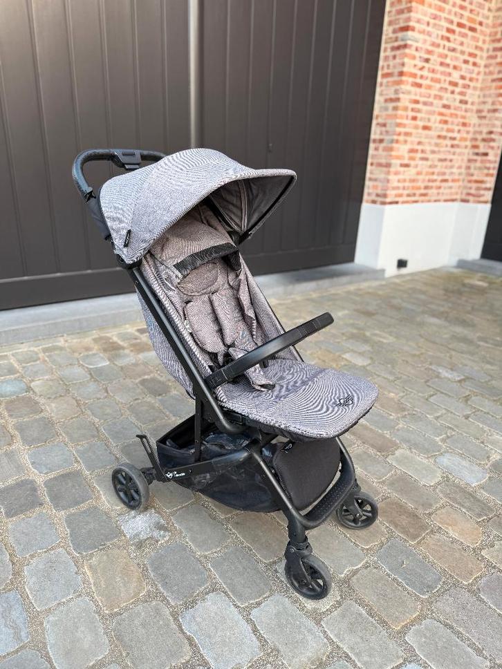 Easywalker Buggy GO Soho Grey, Kinderen en Baby's, Buggy's, Zo goed als nieuw, Overige merken, Regenhoes, Verstelbare rugleuning