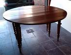 Vintage eiken tafel rond, Huis en Inrichting, Tafels | Eettafels, Ophalen, Gebruikt, Vijf personen of meer, 100 tot 150 cm