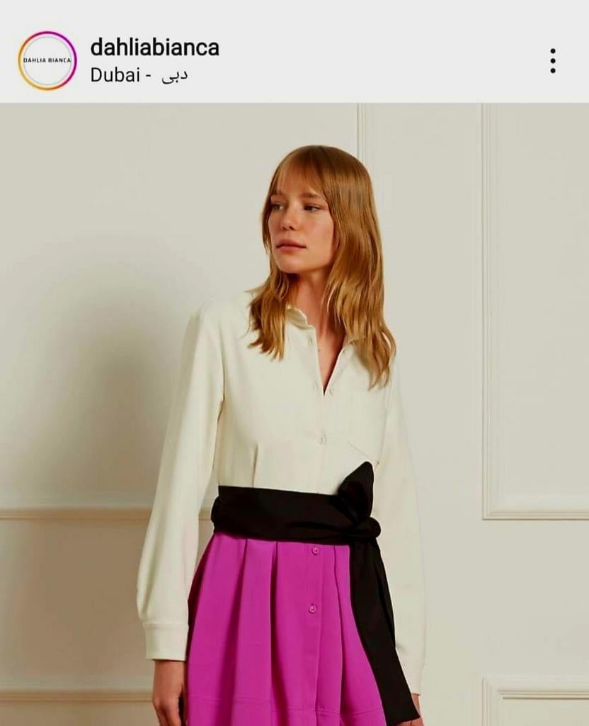 Kleedje Dahlia Bianca – maat S – elegant & veelzijdig, Ophalen of Verzenden, Maat 36 (S)