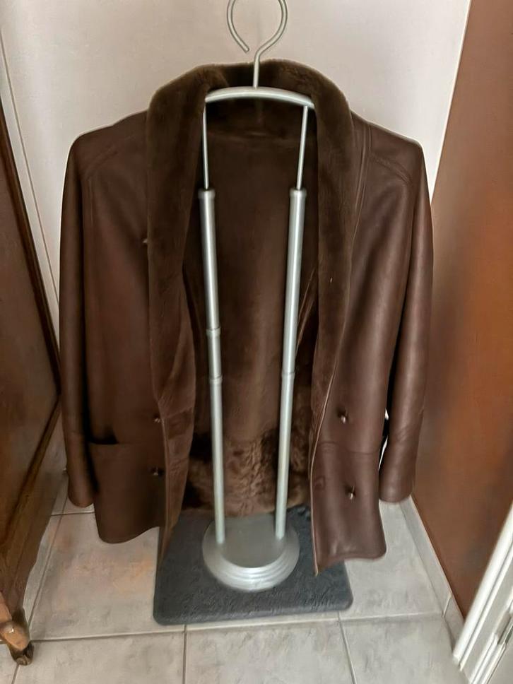 Winterjas, Kleding | Heren, Jassen | Winter, Zo goed als nieuw, Maat 52/54 (L), Bruin, Ophalen of Verzenden