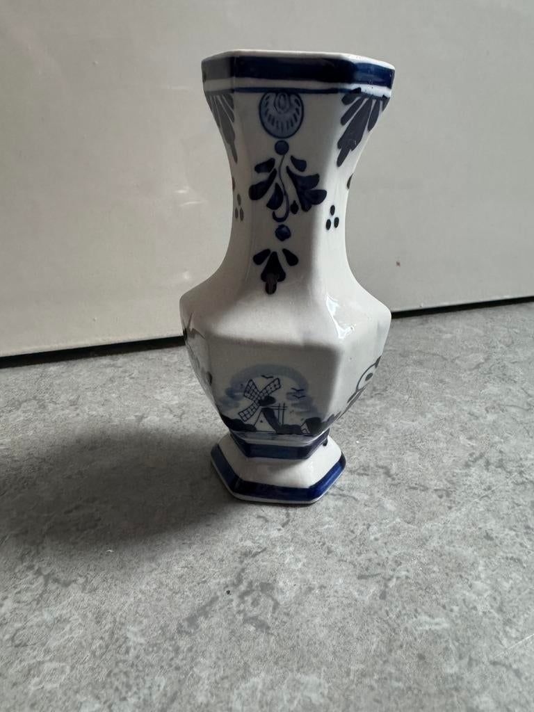 Delfts blauw vaas, Antiek en Kunst, Antiek | Vazen, Ophalen of Verzenden