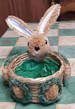 mooi paasmandje in rotan voor eitjes dia 18cm , hoogte 30 cm, Enlèvement ou Envoi