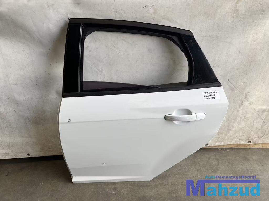 FORD FOCUS 3 Hatchback wit links achter deur portier 2010-20, Auto-onderdelen, Gebruikt, Deur, Info@ford.com, Ford