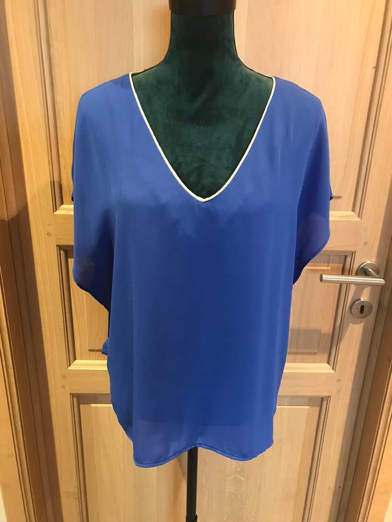 Blouse maat L, Kleding | Dames, Ophalen of Verzenden, Zo goed als nieuw, Maat 42/44 (L), Blauw