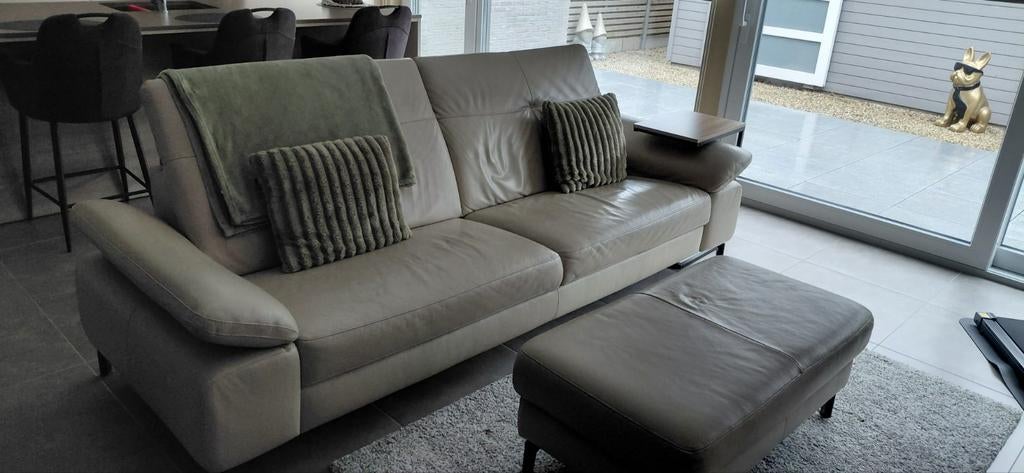 4 places en cuir, Maison & Meubles, Enlèvement
