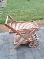 Teak serveerwagen, Tuin en Terras, Ophalen, Gebruikt