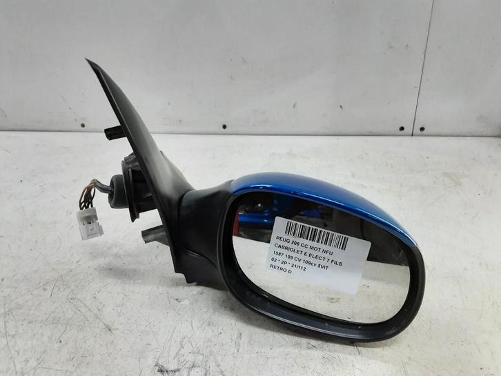 SPIEGEL RECHTS Peugeot 206 CC (2D) (01-2000/12-2007), Auto-onderdelen, Spiegels, Peugeot, Gebruikt