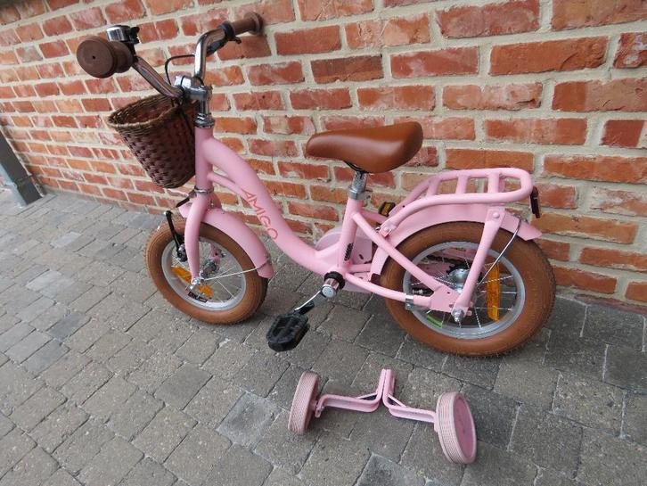 Kinderfiets Amigo Fairy 12 Inch. Nieuwstaat, Fietsen en Brommers, Fietsen | Kinderfietsjes, Zo goed als nieuw, Minder dan 16 inch