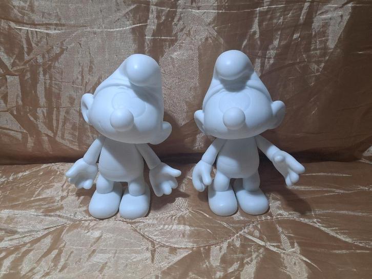 Figurines Schtroumpf à peindre 20cm - Officiel Peyo 2017, Hobby en Vrije tijd, Modelbouw | Figuren en Diorama's, Zo goed als nieuw