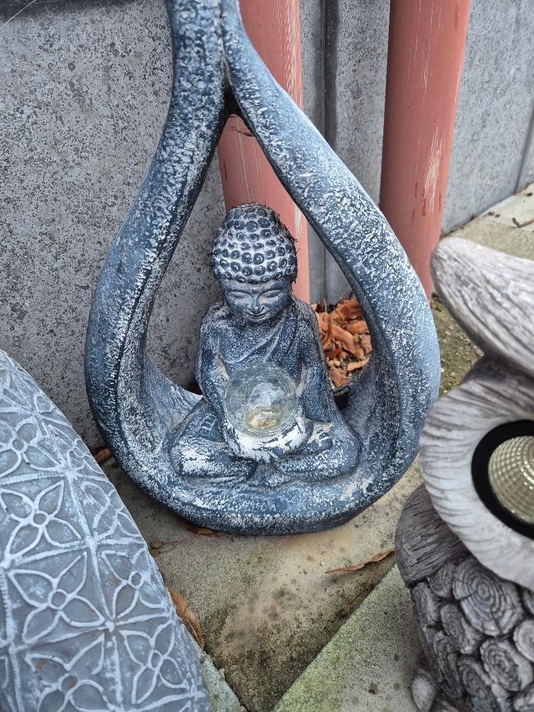 Boeddha beeld, Tuin en Terras, Ophalen, Zo goed als nieuw, Boeddhabeeld