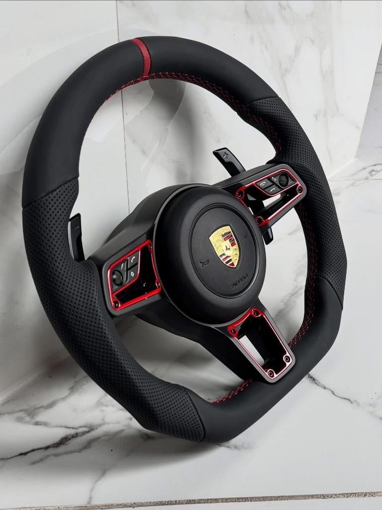 Porsche stuur sportief rood compleet upgrade, Ophalen of Verzenden, Nieuw, Porsche