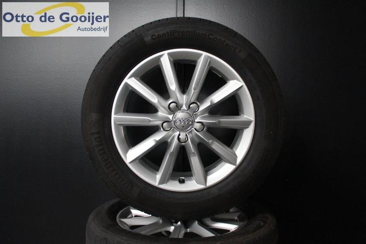 Originele Audi Q3 Velgen 17 Inch Zomerbanden Continental, Auto-onderdelen, Banden en Velgen, Banden en Velgen, Zomerbanden, 17 inch