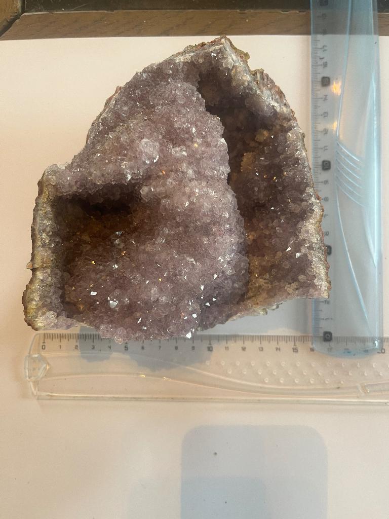 amethist geode, Verzamelen, Ophalen of Verzenden, Mineraal