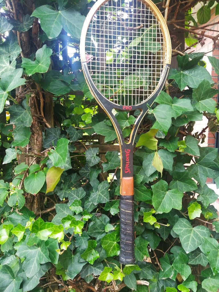 tennistas+tennisrackets Snauwaert(hout)+tennisgids, Enlèvement ou Envoi, Utilisé, Raquette