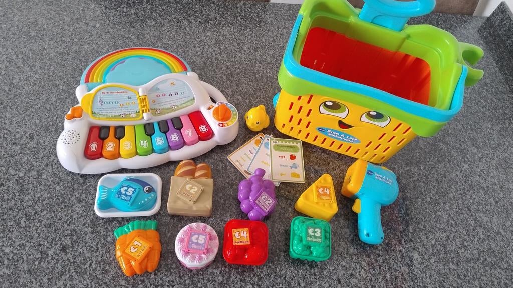 VTech winkelmandje, Ophalen