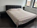 Boxspring 180x200 met nachtkastjes, Maison & Meubles, Chambre à coucher | Lits boxsprings, Enlèvement, Utilisé, 180 cm, 200 cm