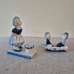 2 Delftste porseleinen beeldjes, Ophalen of Verzenden