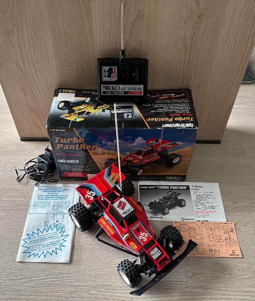 Nikko Turbo Panther 1/16, Ophalen of Verzenden, Gebruikt, Schaal 1:16, Auto offroad