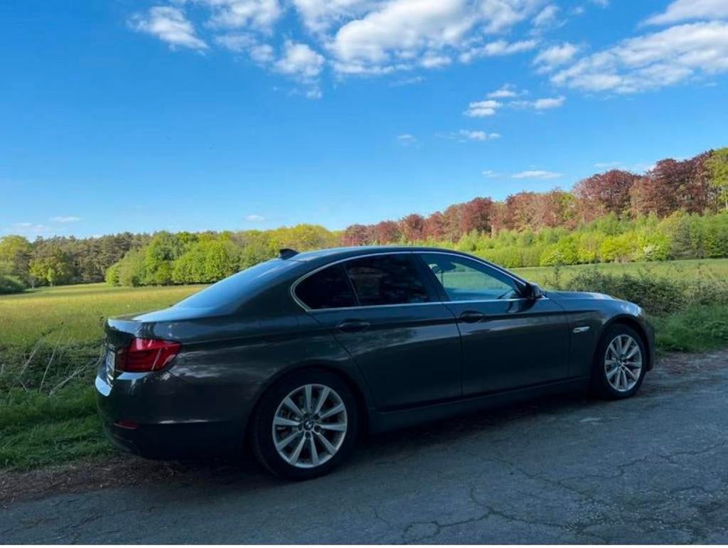 BMW F10 525d 3.0 liter 204pk  TOP CONDITIE!!!, Auto's, BMW, Automaat, Euro 5, Bruin, Leder