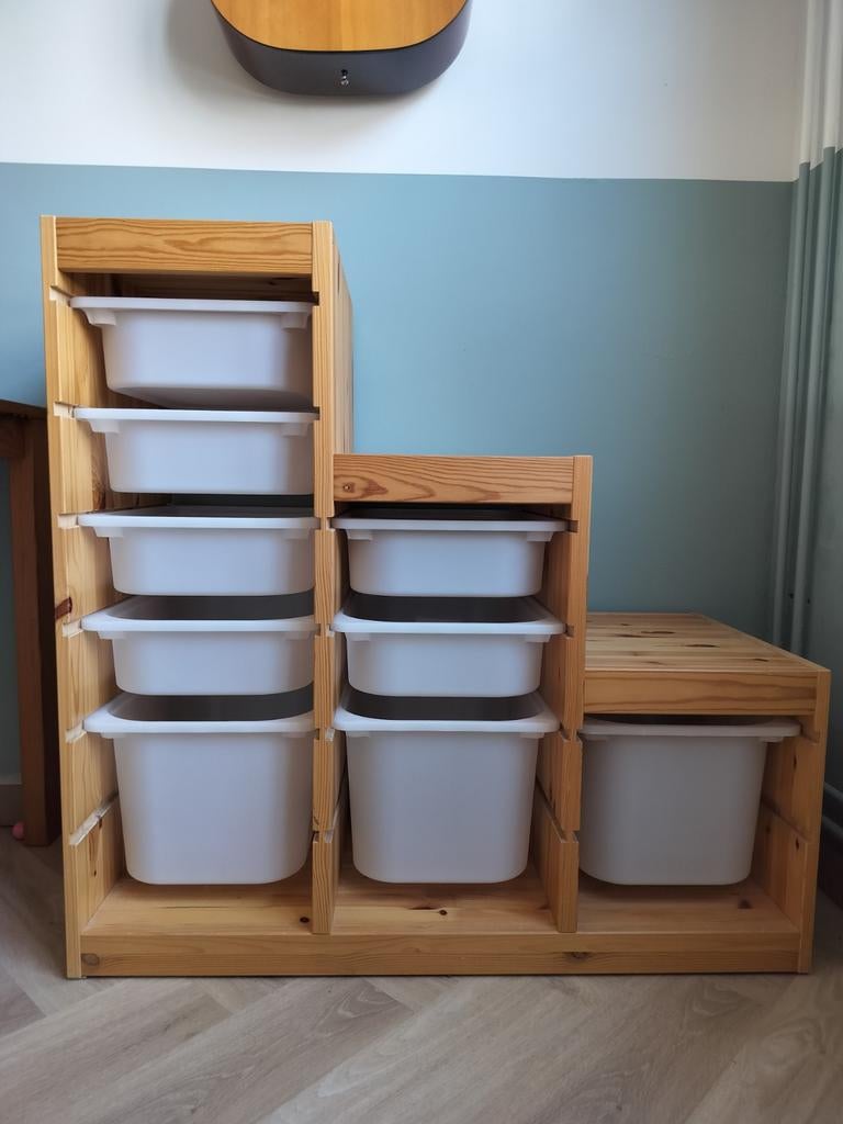 Trofast (IKEA), opbergcombinatie met bakken, 25 à 50 cm, 5 tiroirs ou plus, Moins de 100 cm, Enlèvement