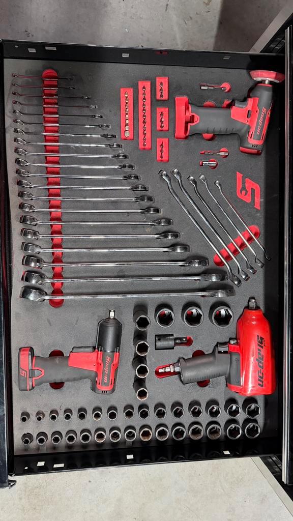 Snap on inleg compleet, Autos : Divers, Outils de voiture, Comme neuf, Enlèvement