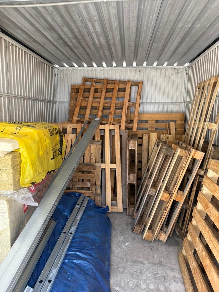 Gratis paletten, Ophalen, Gebruikt